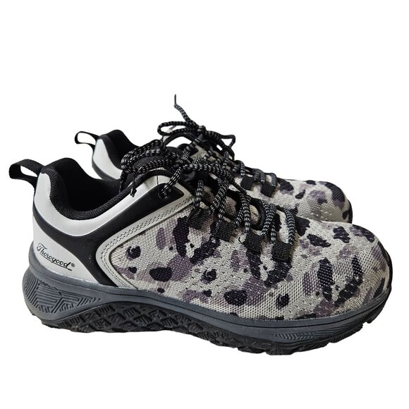 Thorogood Composite Safety Toe Sneakers Gray Camo Mens 7.5 W Wide - Picture 3 of 12